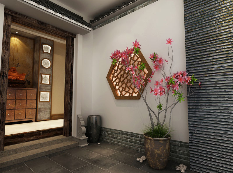 七十九號(hào)院小區(qū)148平米三室兩廳新中風(fēng)格