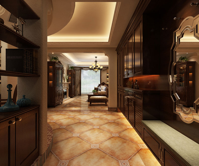 藍(lán)山印象148㎡三室兩廳美式風(fēng)格 藍(lán)山印象148㎡三室兩廳美式風(fēng)格