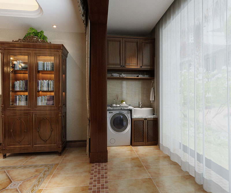 藍(lán)山印象148㎡三室兩廳美式風(fēng)格 藍(lán)山印象148㎡三室兩廳美式風(fēng)格