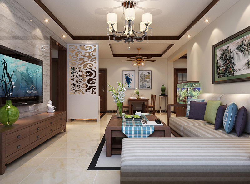 瀚唐136㎡四室兩廳簡中式