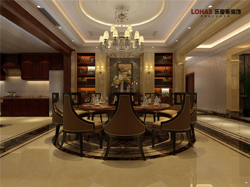 陽光東尚400平米美式裝修 陽光東尚400平米美式裝修