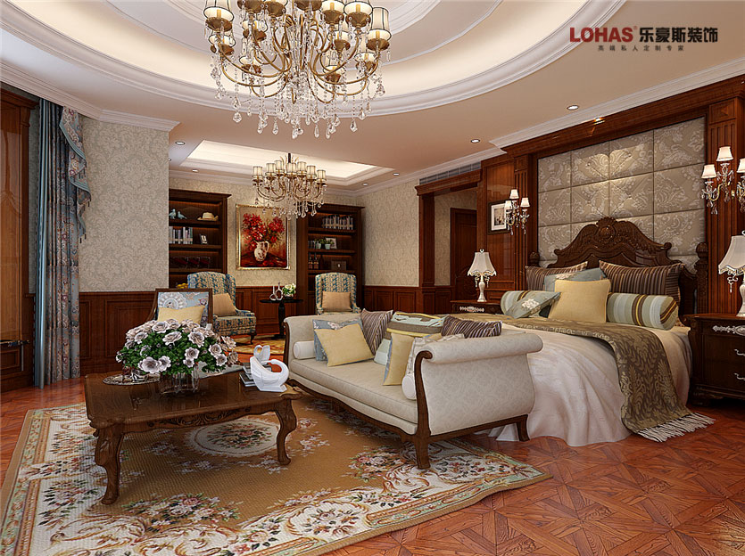 陽光東尚400平米美式裝修 陽光東尚400平米美式裝修