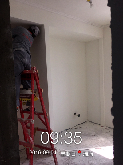 上善美居施工工地油工巡檢