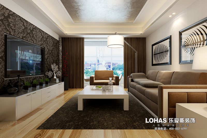 上東花園三室兩廳139㎡現(xiàn)代風(fēng)格