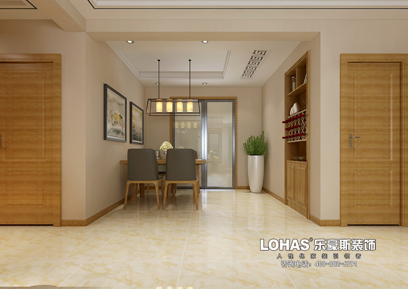 啟銳園三室兩廳135㎡新中式風(fēng)格