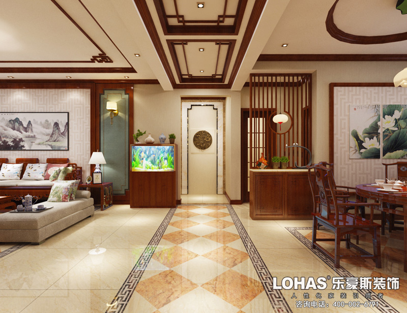 濱河華府/139平米/簡中風格