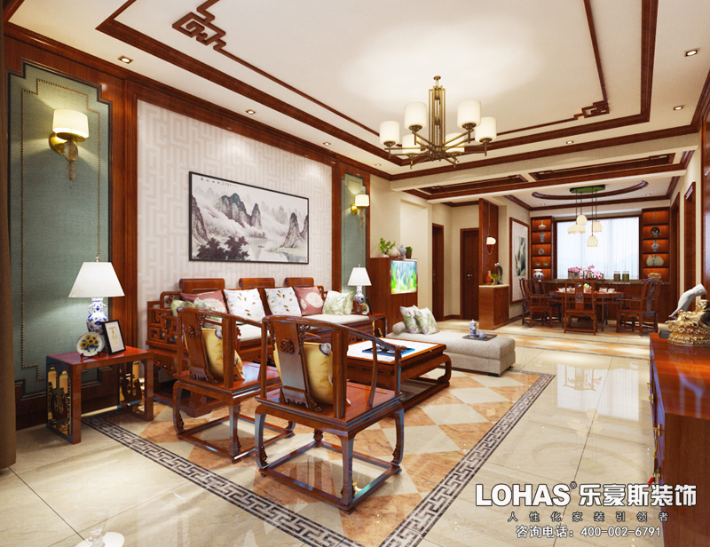 濱河華府/139平米/簡中風格