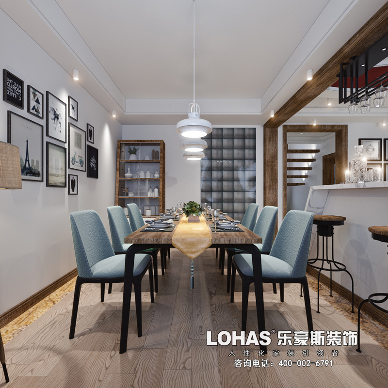 卓達明郡200平米越層北歐風(fēng)格