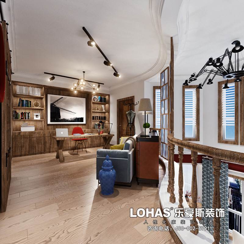 卓達明郡200平米越層北歐風(fēng)格