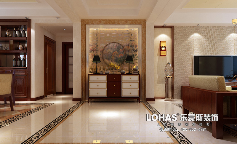 盛世御城160平米三室兩廳新中式風(fēng)格