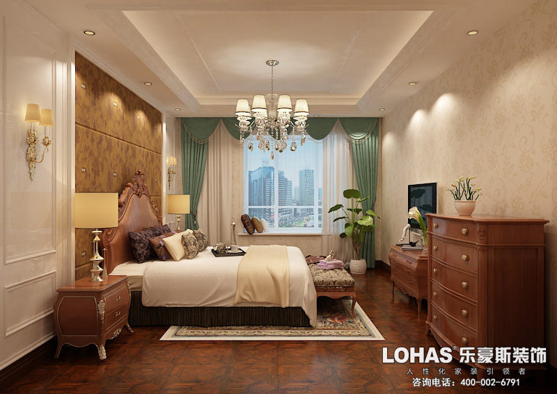 天下錦城四室兩廳200平新中式風(fēng)格