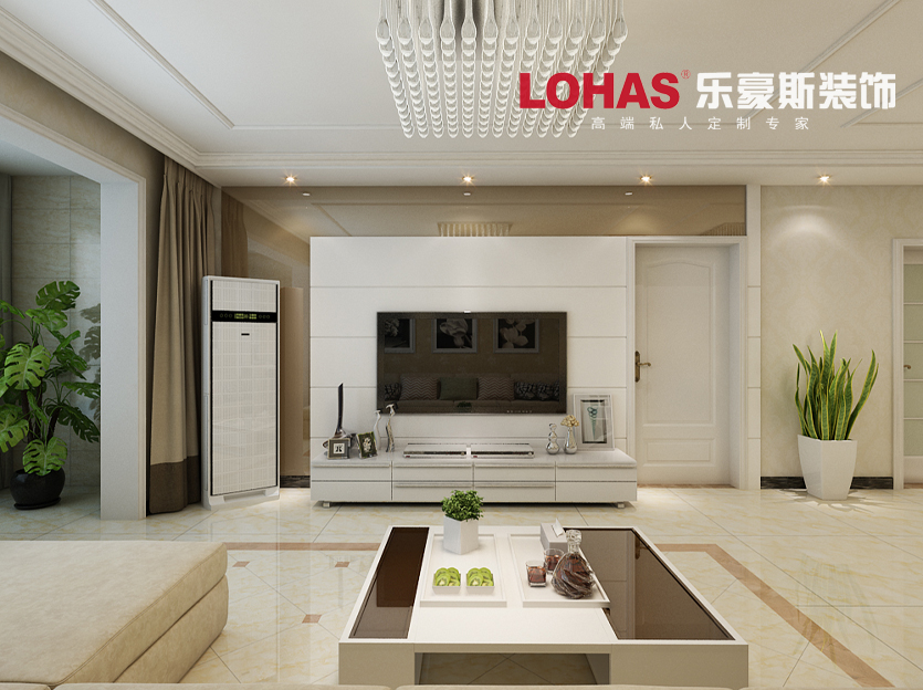 學(xué)府名城97平米兩室一廳現(xiàn)代風格