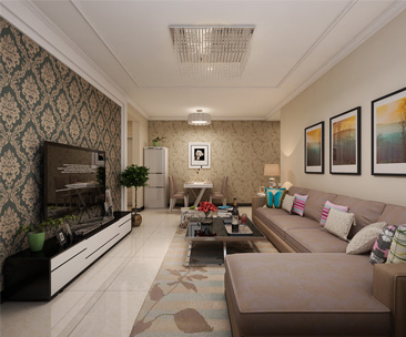 盛益華苑120平米現(xiàn)代簡(jiǎn)約風(fēng)格裝修效果圖