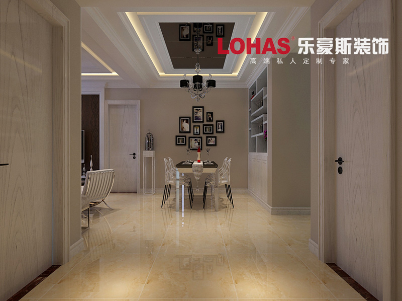 豐澤福苑130平米三居現(xiàn)代裝修效果圖