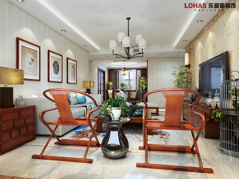 海棠灣中式風(fēng)格裝修效果圖