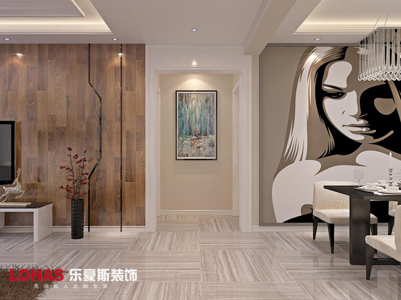 翠瑅春曉162平四室兩廳簡約時尚裝修效果圖