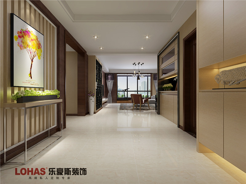 雅清苑180平美式風(fēng)格裝修效果圖