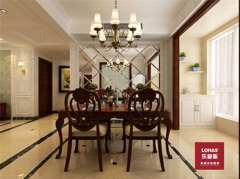 星河盛世138平美式裝修