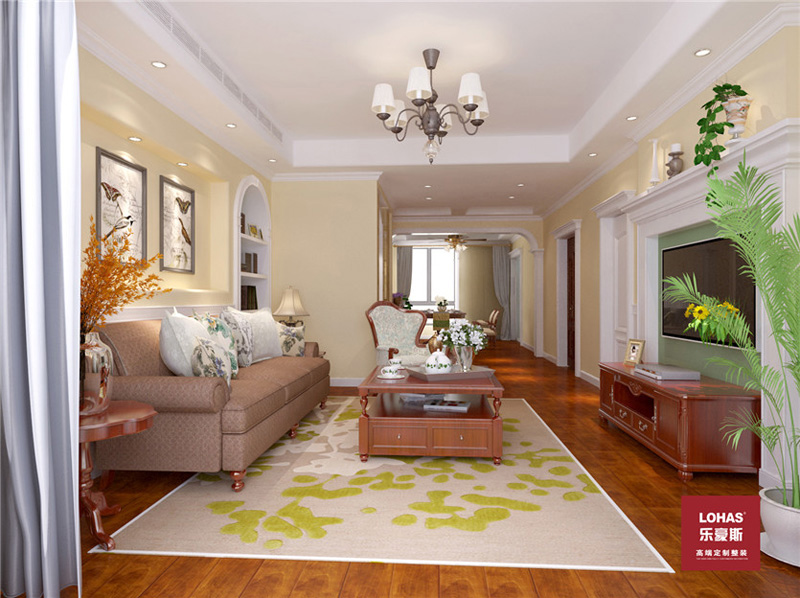 新源燕府186平美式田園風格 新源燕府186平美式田園風格