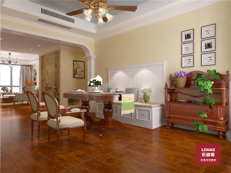 新源燕府186平美式田園風格 新源燕府186平美式田園風格