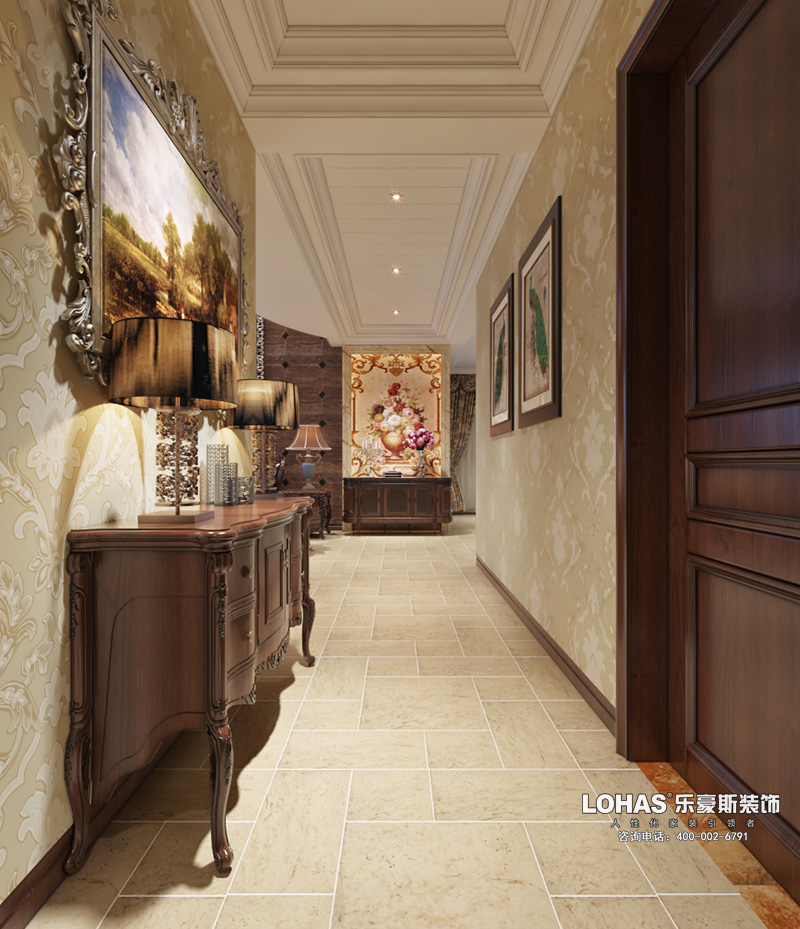 名門華都260平美式裝修效果圖