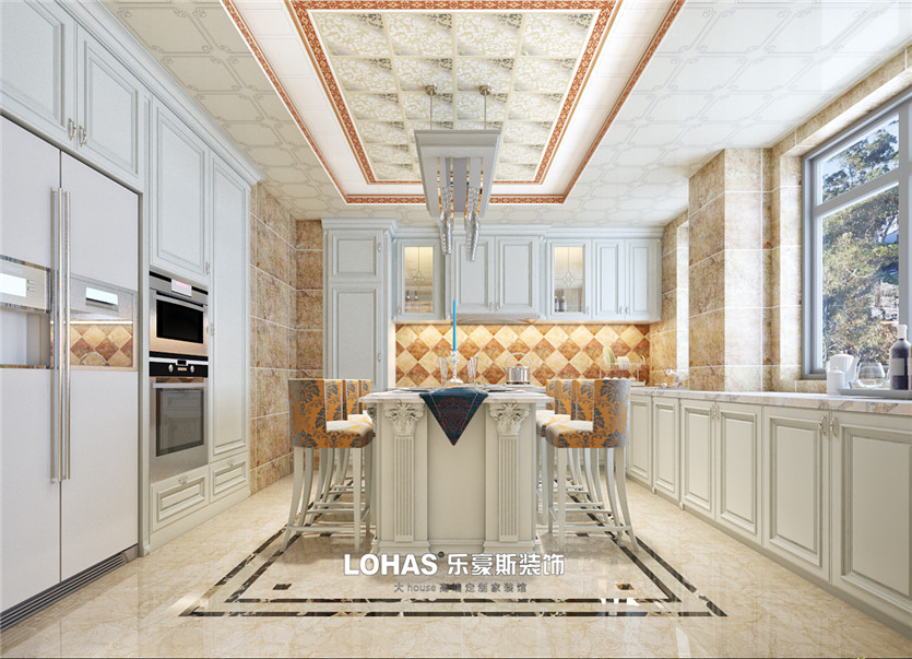 建投十號院300平歐式效果圖