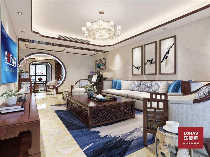 匯君城140平三室新中式風(fēng)格裝修效果圖 匯君城140平三室新中式風(fēng)格裝修效果圖