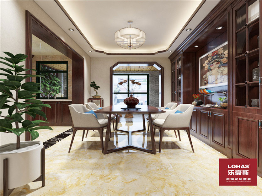 匯君城140平三室新中式風(fēng)格裝修效果圖 匯君城140平三室新中式風(fēng)格裝修效果圖