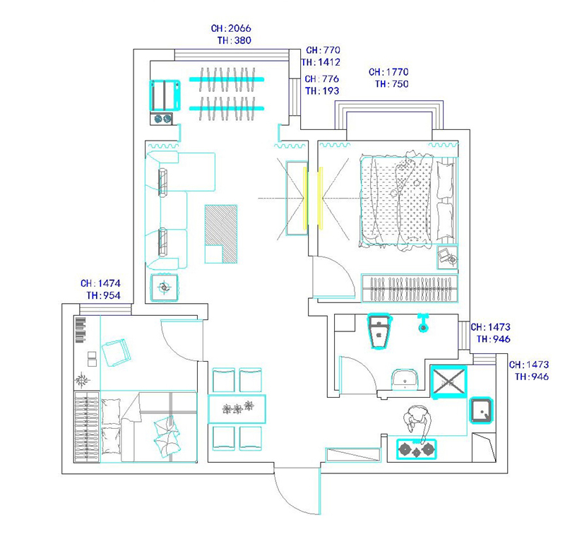 榮盛城72平現(xiàn)代簡約 榮盛城72平現(xiàn)代簡約