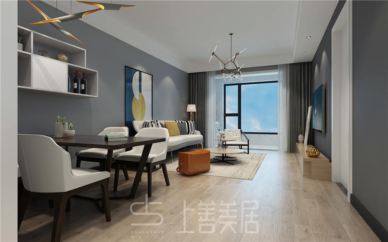 榮盛城95平現(xiàn)代簡約