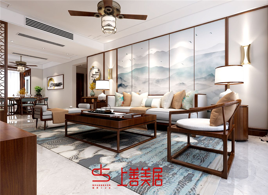 陽(yáng)光水岸139㎡新中式 陽(yáng)光水岸139㎡新中式