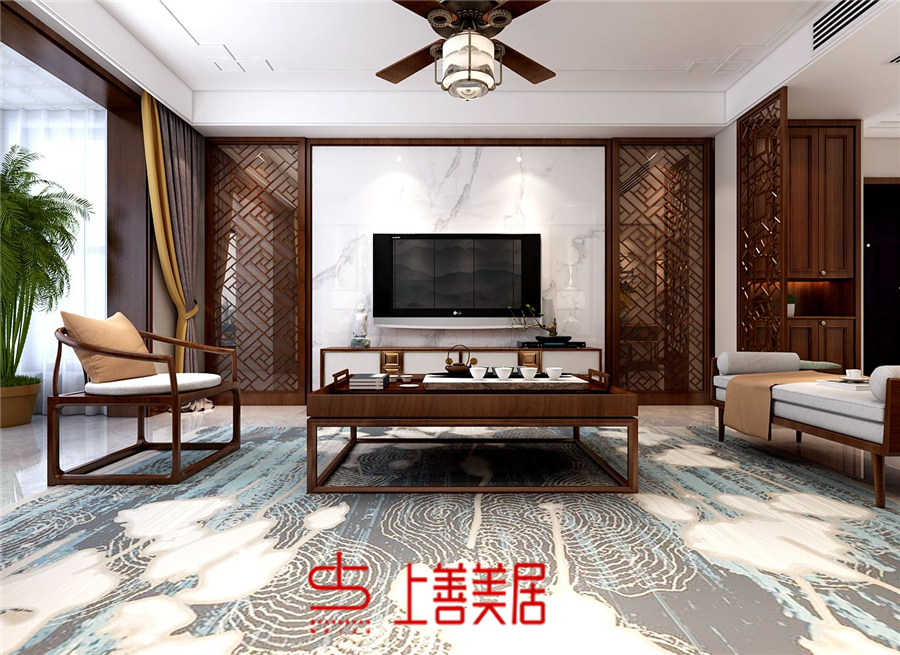 陽(yáng)光水岸139㎡新中式 陽(yáng)光水岸139㎡新中式