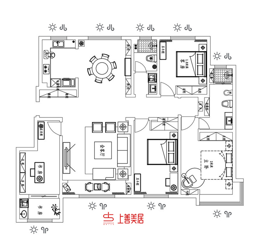 豐基御府170㎡新中式 豐基御府170㎡新中式
