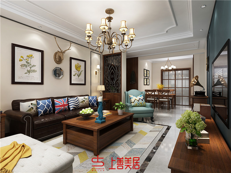 天河悅城/100㎡/美式