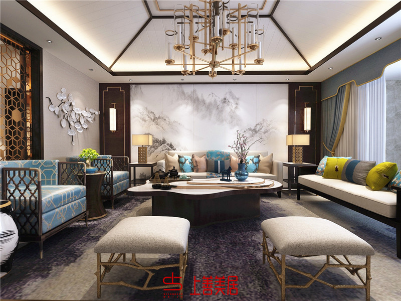 正定陽光花園190㎡新中式 正定陽光花園190㎡新中式