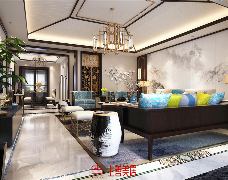 正定陽光花園190㎡新中式 正定陽光花園190㎡新中式