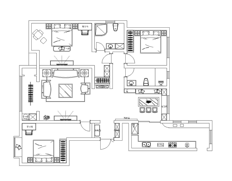 華林國(guó)際172平簡(jiǎn)約美式 華林國(guó)際172平簡(jiǎn)約美式