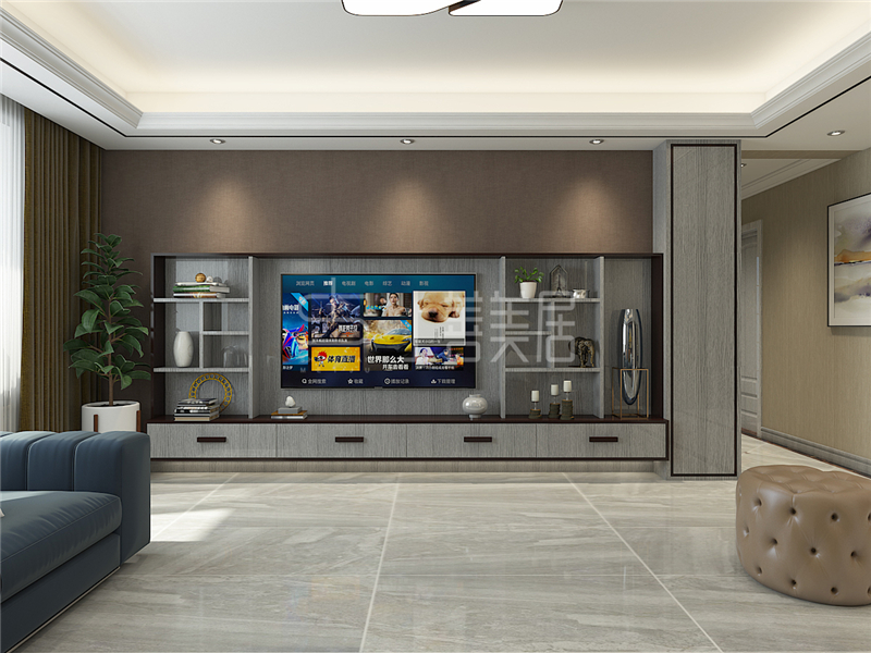 榮盛華府160平現(xiàn)代風格