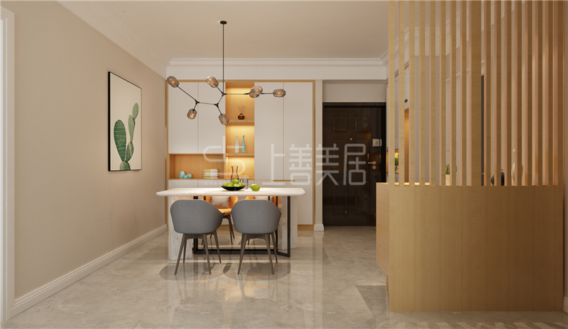 盛邦大都會/80平/簡約原木風(fēng)格