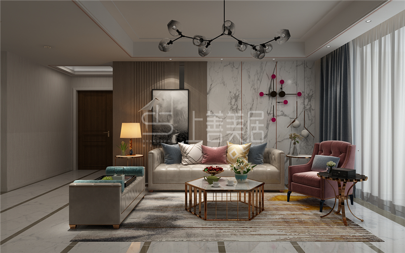 盛邦大都會(huì)/139平/現(xiàn)代簡約