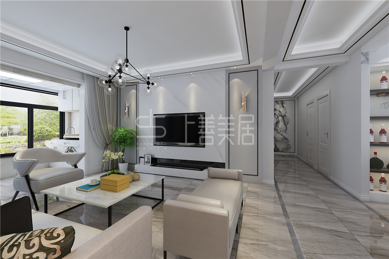 天河悅城/138平/現(xiàn)代風格