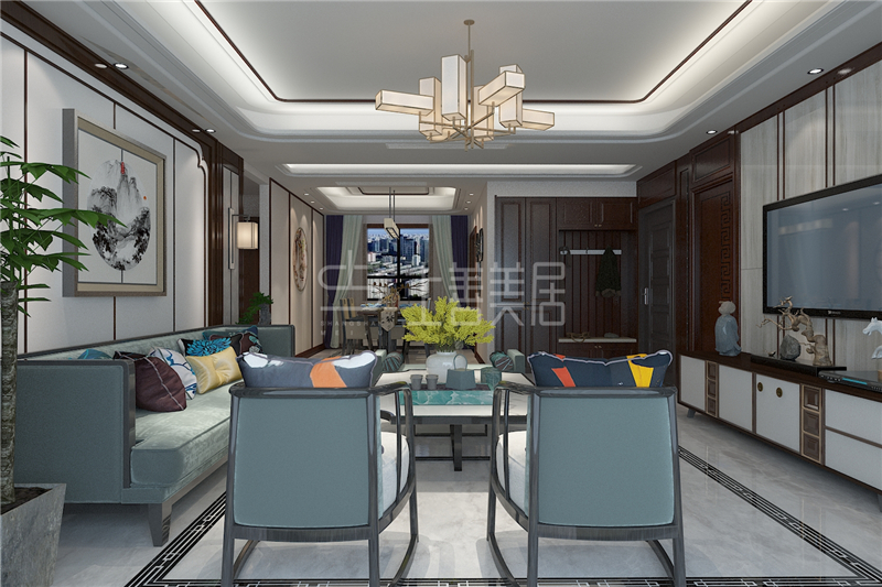 天河悅城/168平/新中式