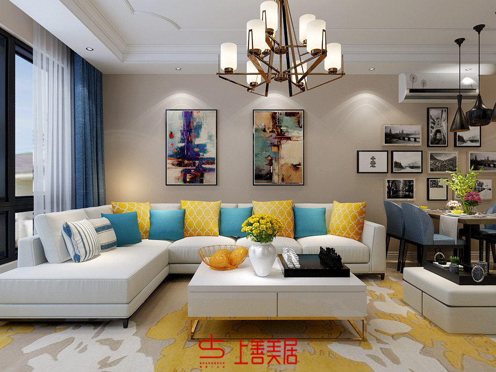 聯(lián)邦名都90平米現(xiàn)代簡(jiǎn)約風(fēng)格