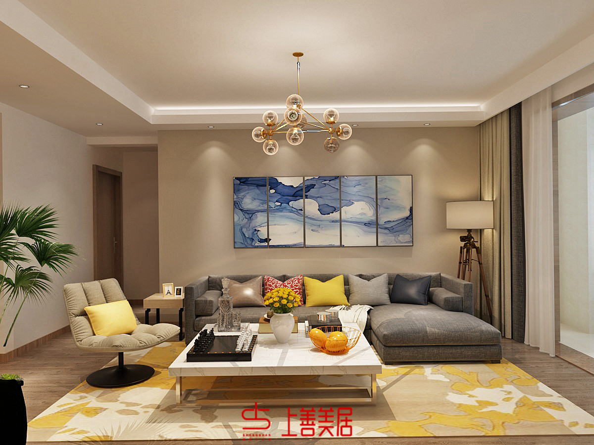 玫瑰灣110平現(xiàn)代簡約