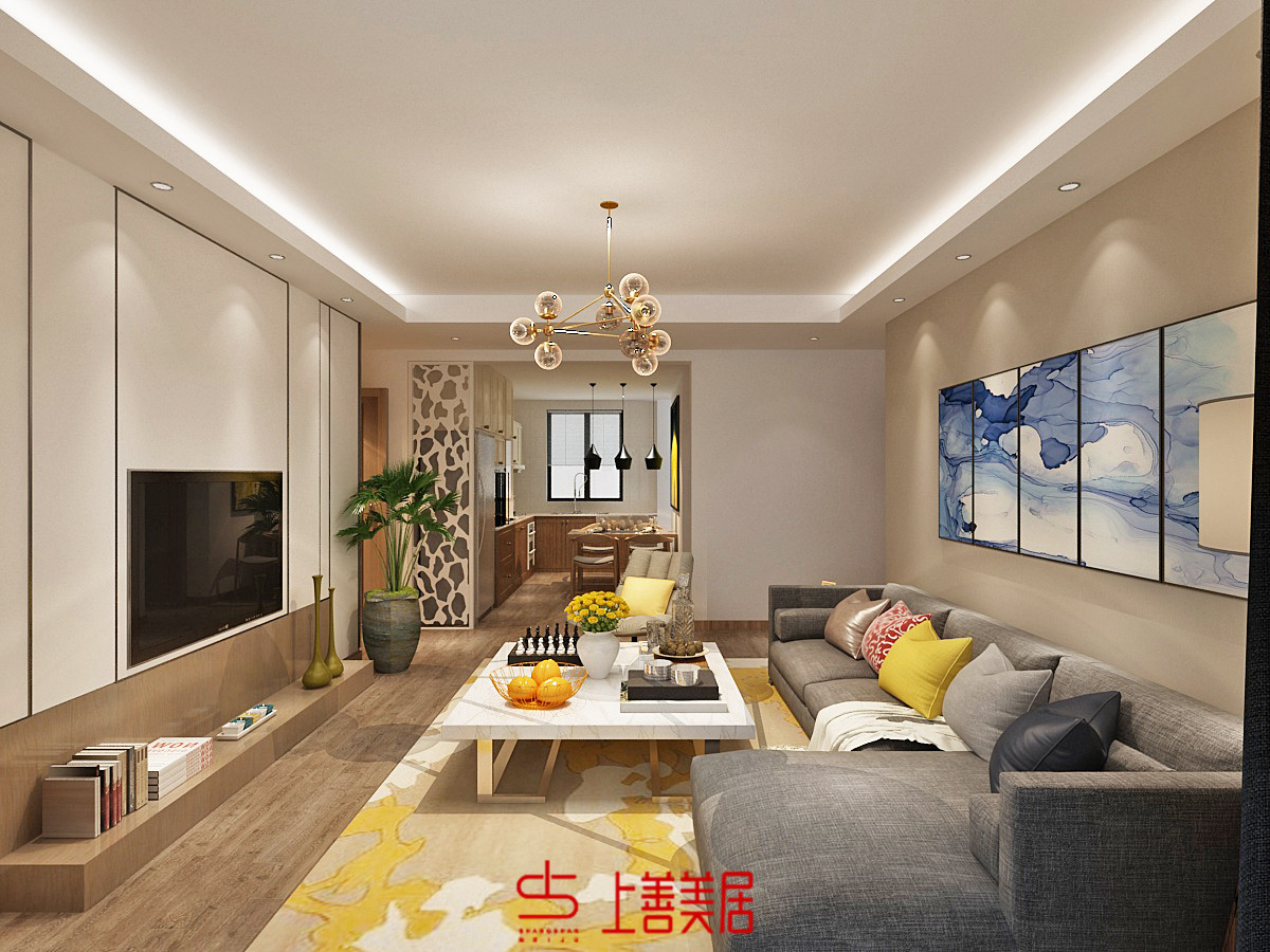 玫瑰灣110平現(xiàn)代簡約