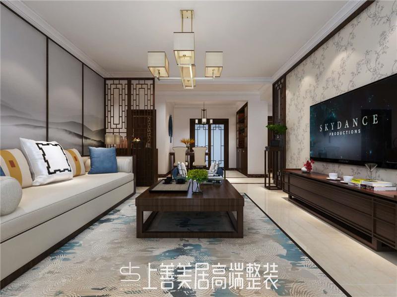 幸福城124平中式風格