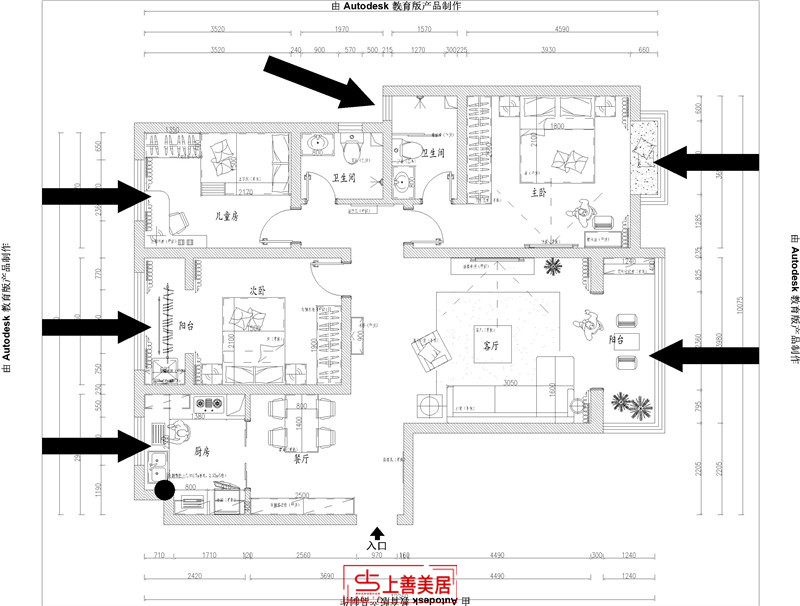 博雅盛世/135㎡/輕奢