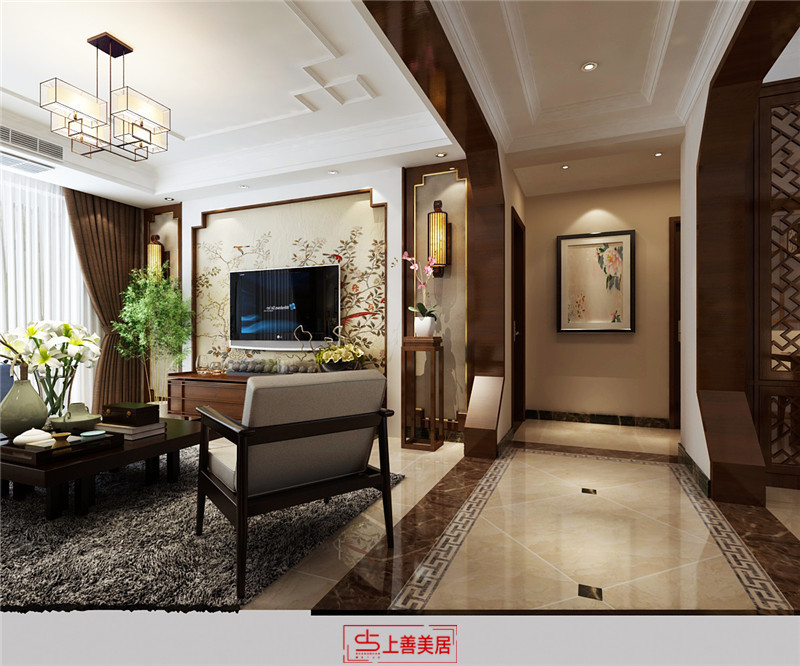 潤德天悅城/128平米/新中式