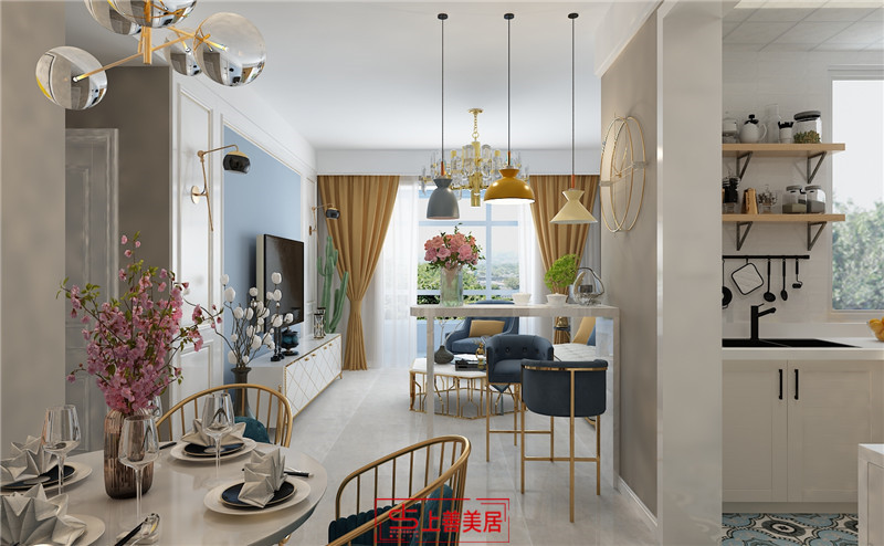 天河悅城/89㎡/北歐輕奢