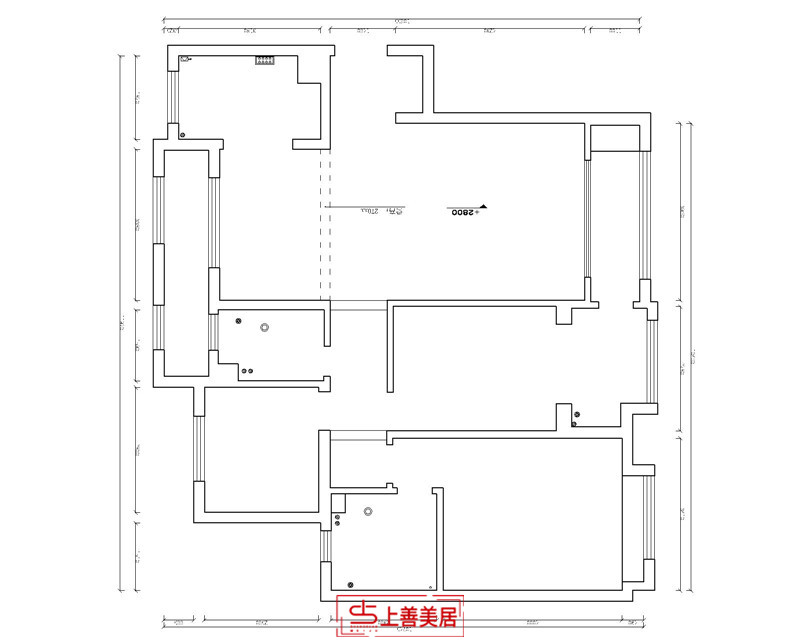 潤德天悅城/138㎡/輕奢風(fēng)格